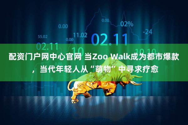 配资门户网中心官网 当Zoo Walk成为都市爆款 ，当代年轻人从“萌物”中寻求疗愈